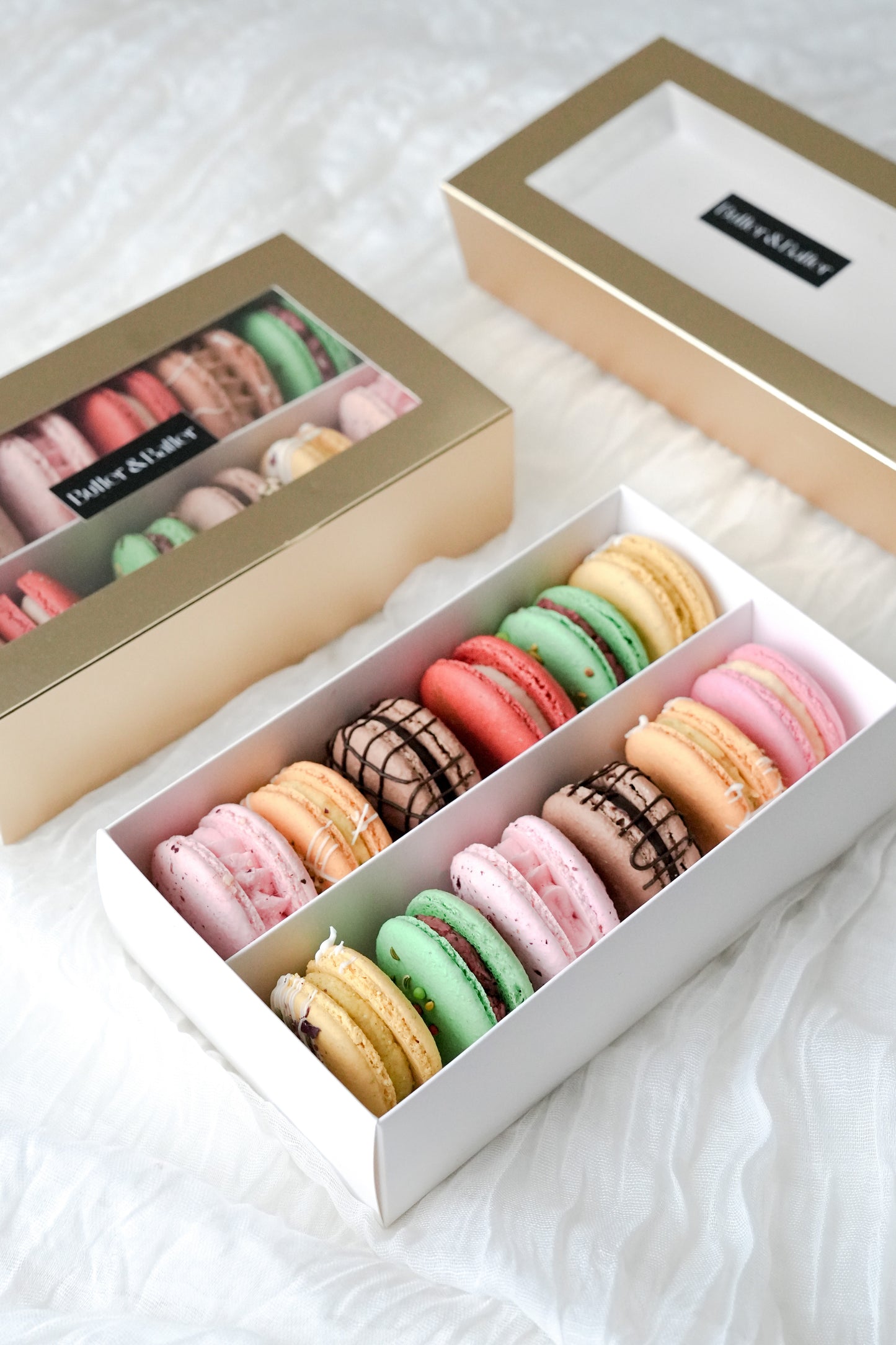 12 Pack Assorted Macarons - French Macarons