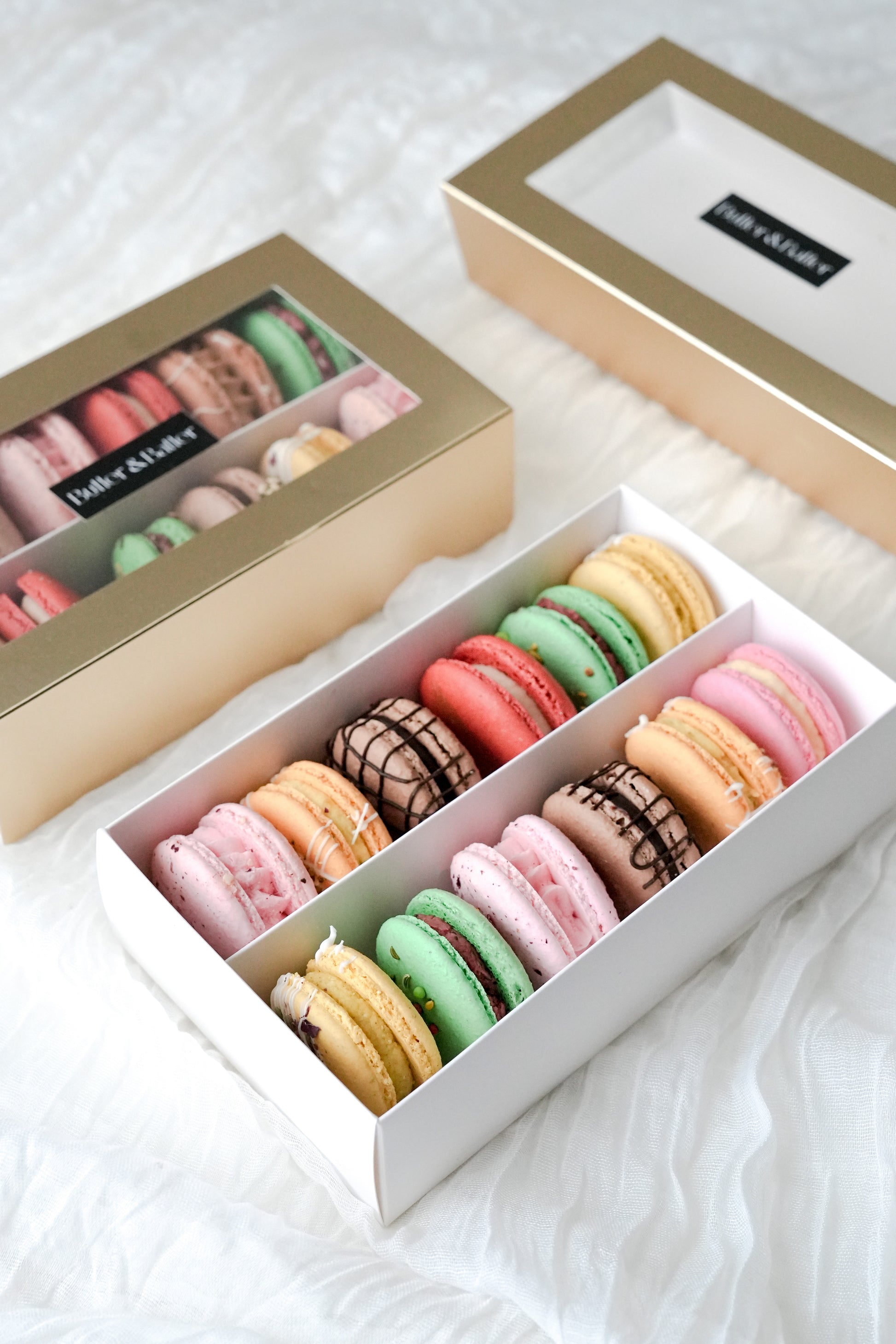 12 Pack Assorted Macarons - French Macarons