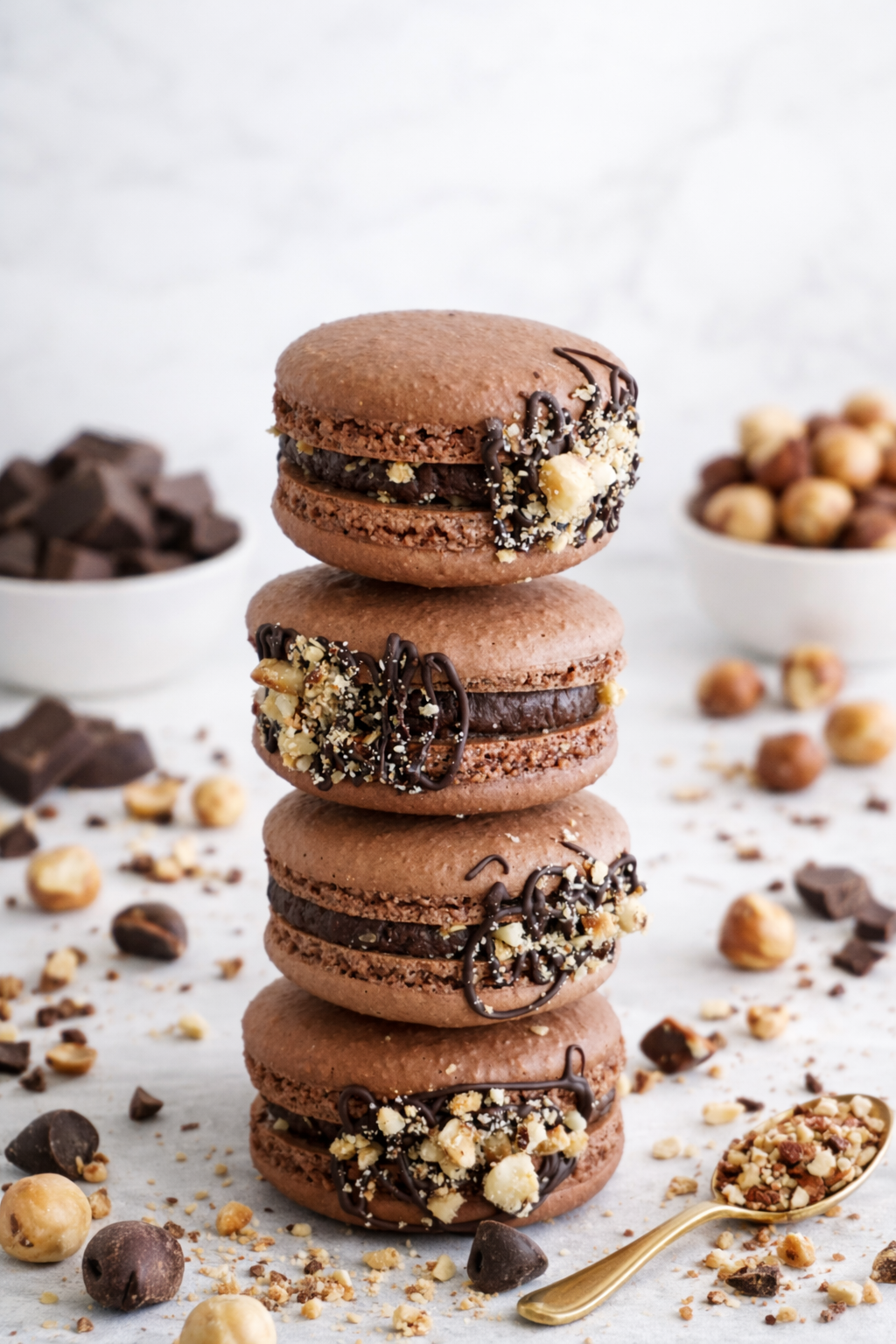 Chocolate Hazelnut Macaron