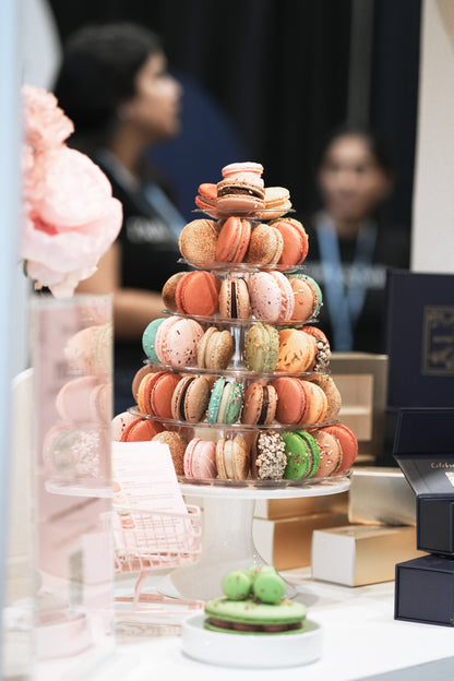 French Macaron Tower for weddings and celebrations