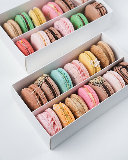 French Macarons Assorted Flavours 12 Pack