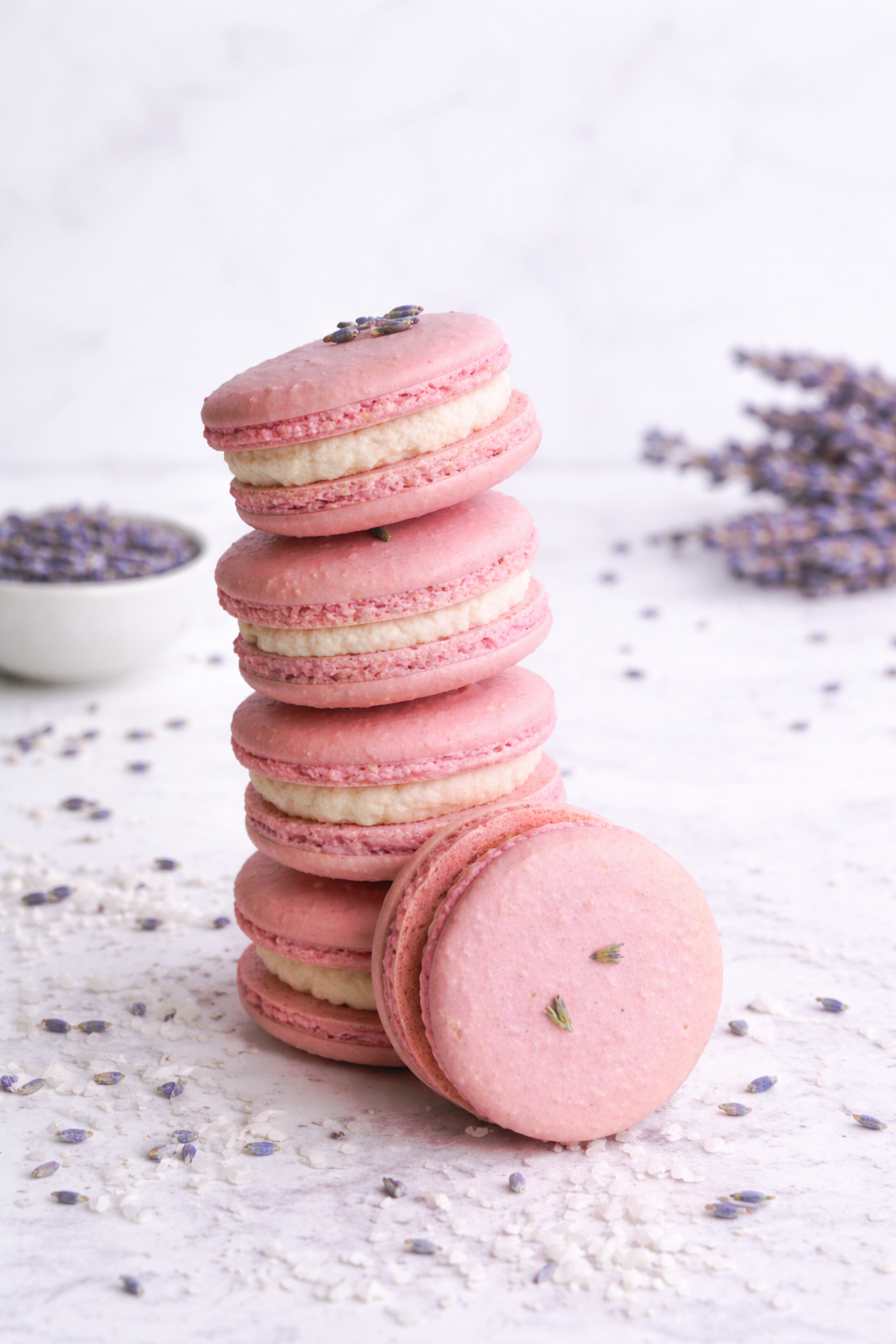 Lavender Macarons