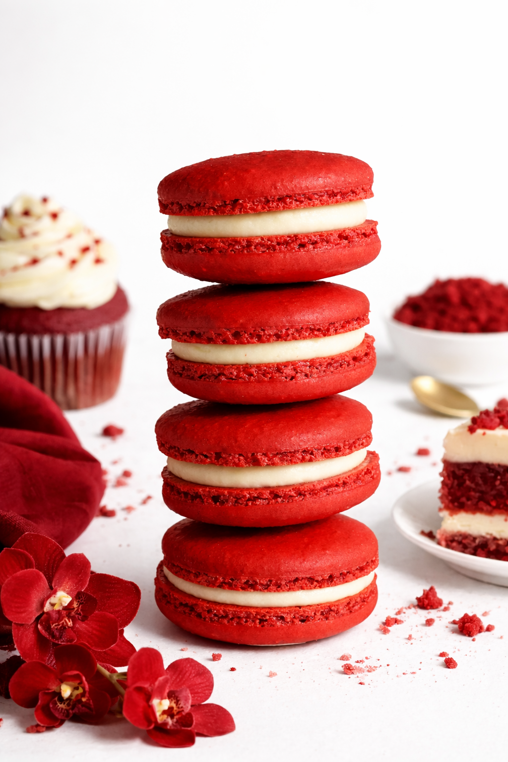 Red Velvet Macaron